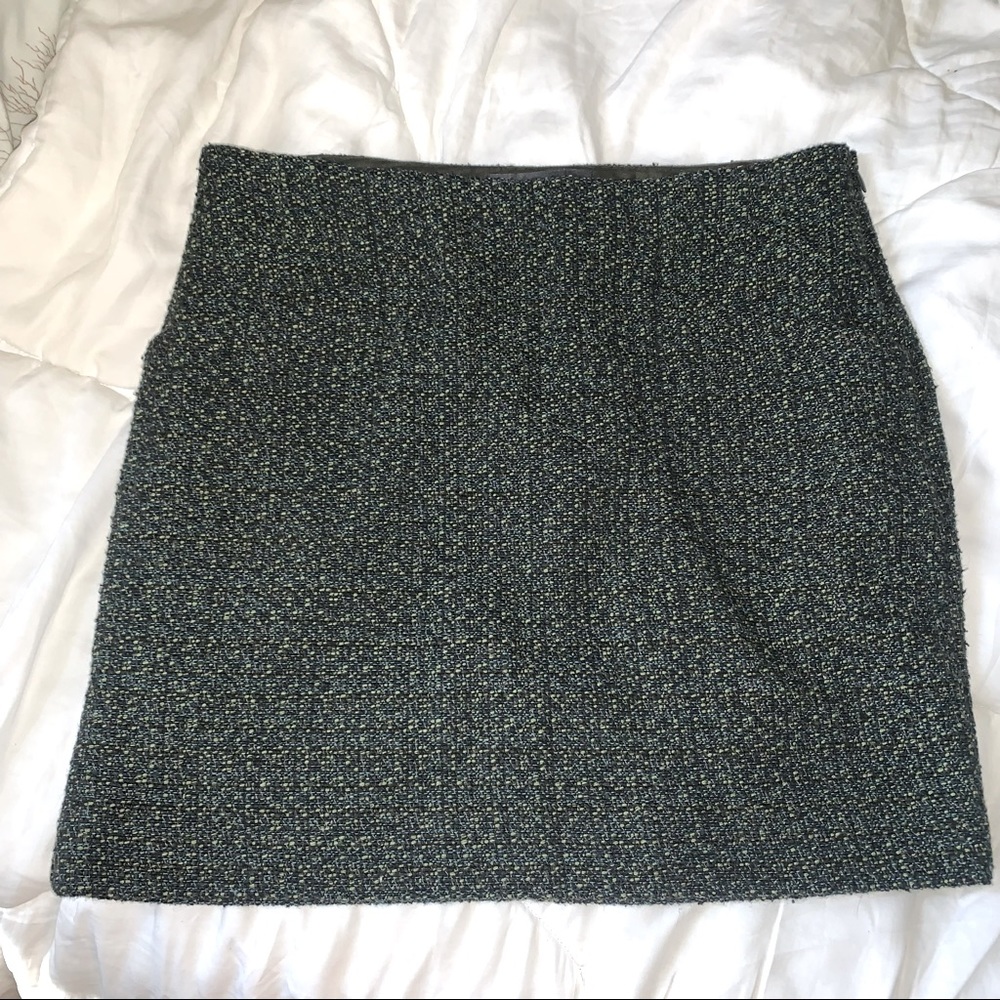 Green outback mini skirt
